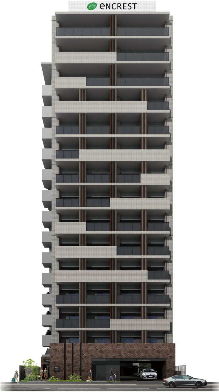 エンクレスト博多PARKSIDE外観