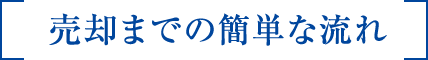 売却までの簡単な流れ